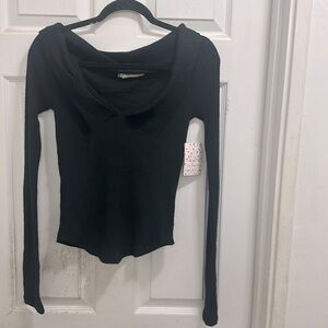 NWT Free People We the Free Black Sweater size small